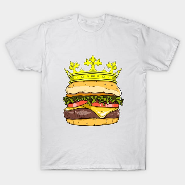 crown burger T-Shirt by THE_FORMAT